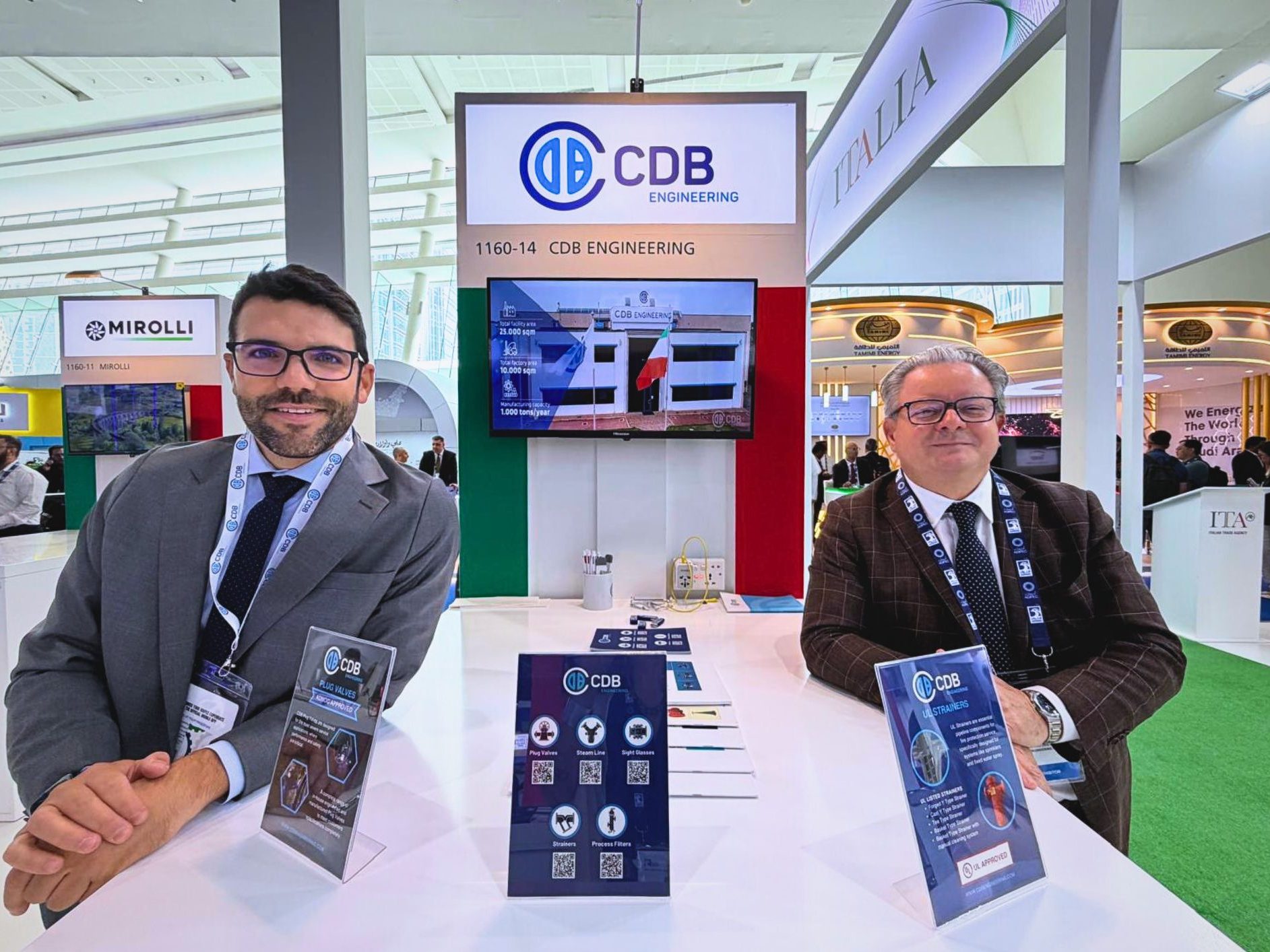 Our team in ADIPEC Exhibition